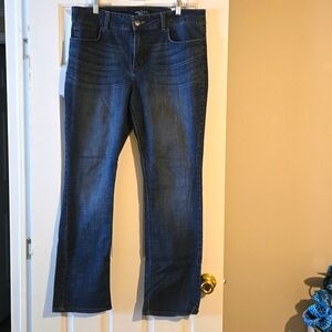 Womens  Riders by Lee Midrise straight leg denim Jeans